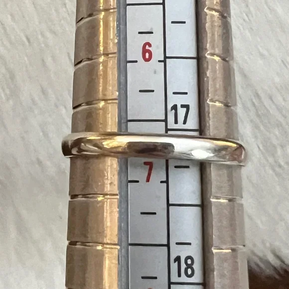 ❤️ Gorgeous Opal Navajo Style Western Artisan Sterling Silver Ring Size 6.75 - Picture 7 of 13